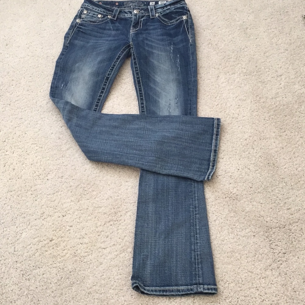 Miss Me faded distressed jeans